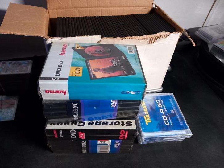 66x Lege DVD hoesjes Zo goed als nieuw Zie omschrijving, Cd's en Dvd's, VHS | Film, Zo goed als nieuw, Alle leeftijden, Verzenden