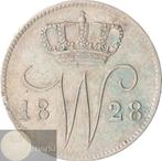 Nederland - 25 cent 1828 B Willem I - Zilver, Zilver, 25 cent, Ophalen of Verzenden, Koning Willem I
