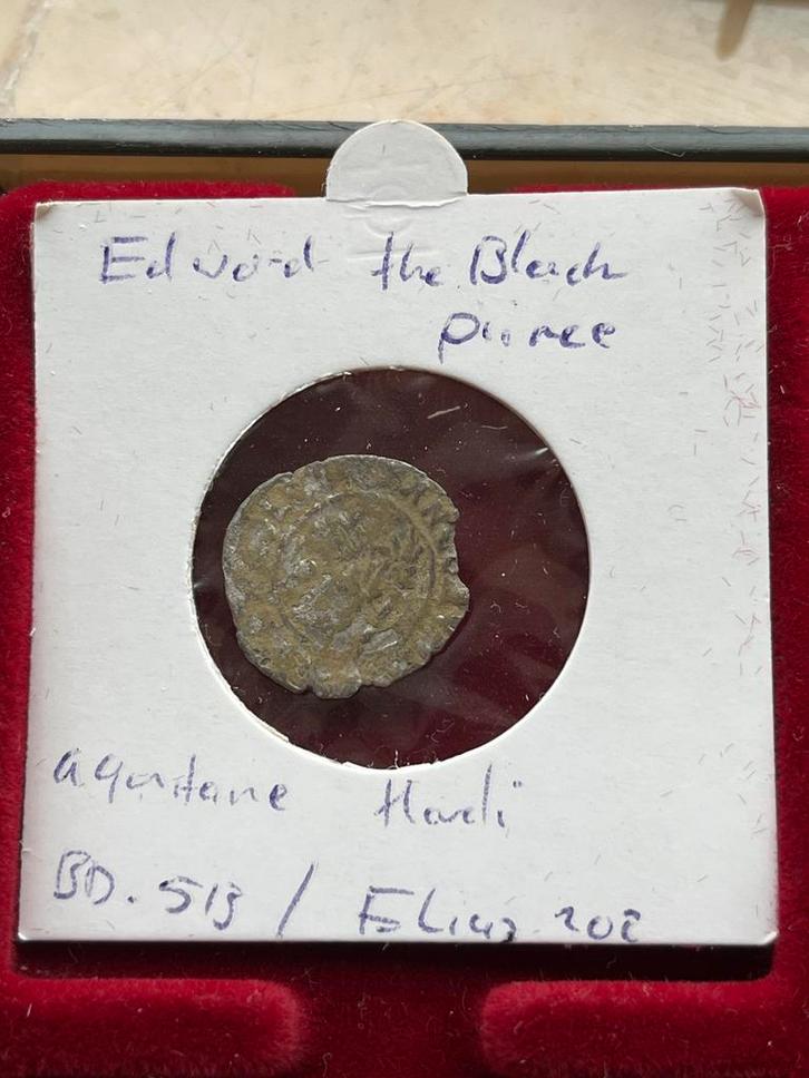 Zeldzame Zilveren Edward Black Prince Munt, Postzegels en Munten, Munten | Nederland, Losse munt, Overige waardes, Vóór koninkrijk