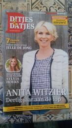 Ditjes & Datjes Anita Witzier Sylvia Hoeks Jelle de Jong, Ophalen of Verzenden, 1980 tot heden, Nederland, Tijdschrift