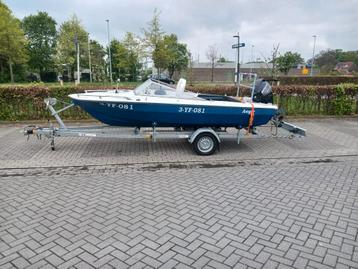 Glastron speedboot met 40 PK Mercury en Kalf trailer beschikbaar voor biedingen