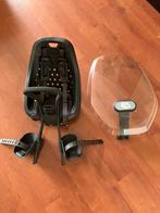 Thule yepp fietsstoeltje zwart voorzitje met windscherm, Ophalen, Zo goed als nieuw