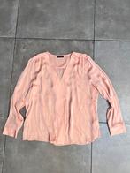 REPEAT ROZE PUUR ZIJDE BLOESE MET LANGE MOUWEN MAAT 42 / L, Kleding | Dames, Repeat, Maat 42/44 (L), Ophalen of Verzenden, Zo goed als nieuw