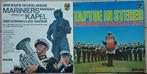 2 LP's Marinierskapel der Koninklijke Marine Brass & Militar, Cd's en Dvd's, Gebruikt, Ophalen of Verzenden, 12 inch, Brass & Military, Marches