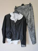 Cambio broek+La Belle Histoire jasje/Jean Paul blouse 40/42, Verzenden, Zwart, Maat 42/44 (L), Nieuw