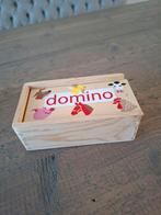 Hema - domino van hout - boerderij dieren, Kinderen en Baby's, Speelgoed | Houten speelgoed, Ophalen of Verzenden, Zo goed als nieuw