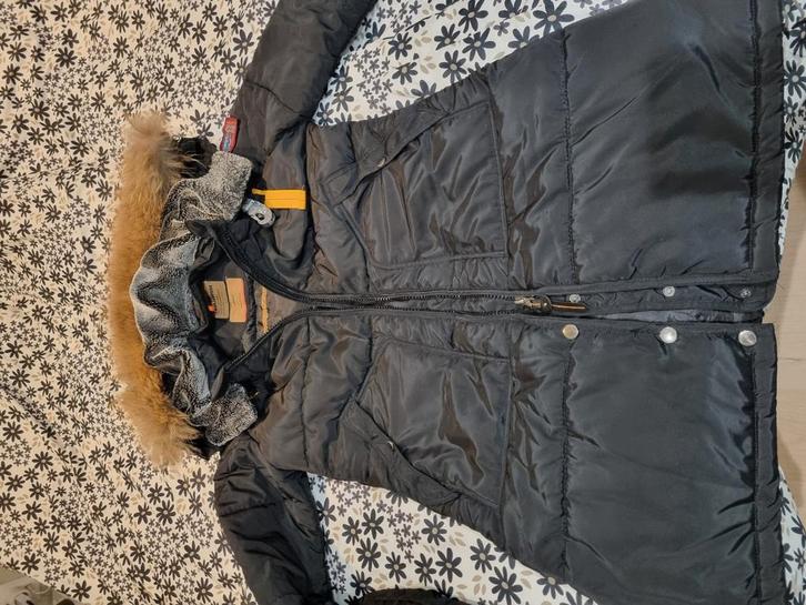 Parajumper winterjas zwart maat L, Kleding | Dames, Jassen | Winter, Zo goed als nieuw, Zwart, Ophalen of Verzenden