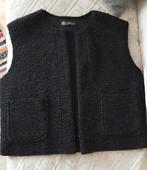 Fashion Musthaves - zwarte teddy gilet - onesizes (XS - L), Kleding | Dames, Ophalen of Verzenden, Zo goed als nieuw, Maat 34 (XS) of kleiner