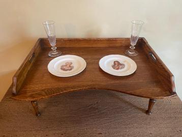 Bed dienblad op voet inklapbaar tray Frans beschikbaar voor biedingen