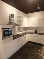 Keuken hoekopstelling, Ophalen, Gebruikt, Hout, Hoekkeuken