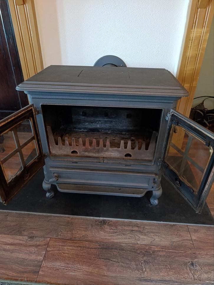 Mooie gebruikte Laxevaags Beaulieu houtkachel, Huis en Inrichting, Kachels, Gebruikt, Vrijstaand, Houtkachel, Hout, Ophalen
