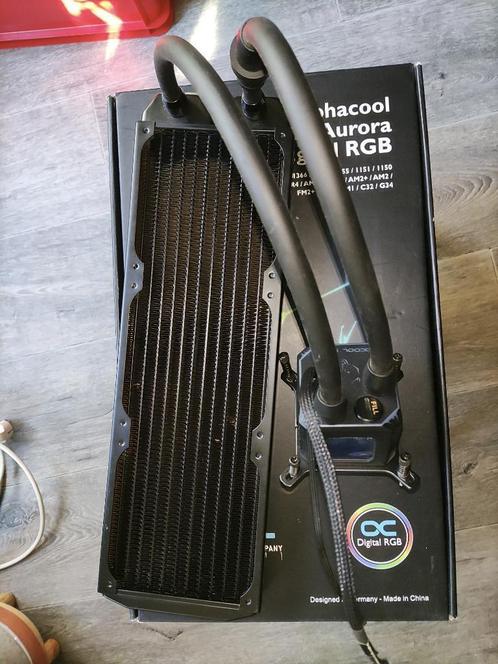 Alphacool Eisbaer Aurora 360 CPU koeler, Computers en Software, Computerkoelers, Zo goed als nieuw, Waterkoeling, Ophalen of Verzenden