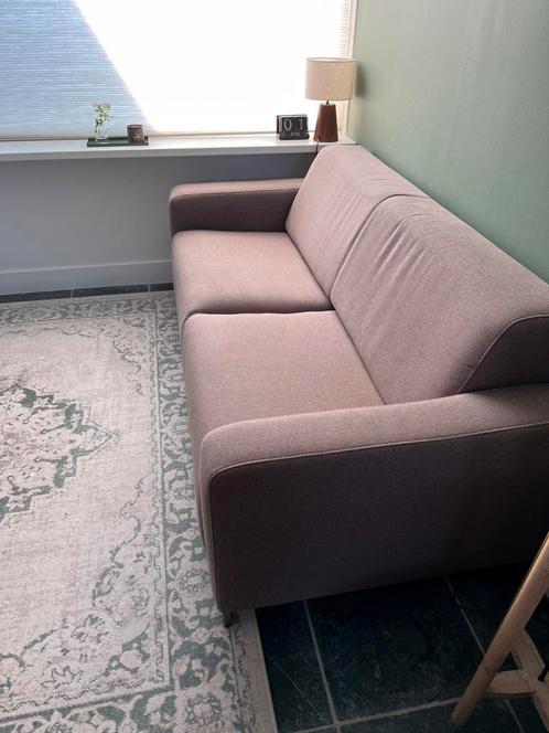 Gratis bank en bijpassende voetenbank, Huis en Inrichting, Banken | Sofa's en Chaises Longues, Gebruikt, Driepersoons, 150 tot 200 cm