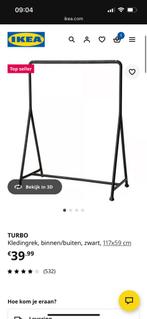 Nieuw! ikea kledingrek matt zwart, Kleding | Dames, Kledingrekken, Ophalen, Zo goed als nieuw