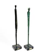 Twee bronzen Etruskische sculpturen, Antiek en Kunst, Ophalen of Verzenden, Brons
