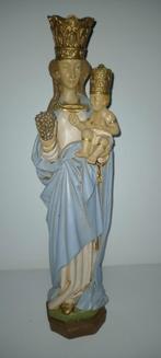 Mariabeeld van steen - 39 cm, Antiek en Kunst, Antiek | Religie, Ophalen of Verzenden