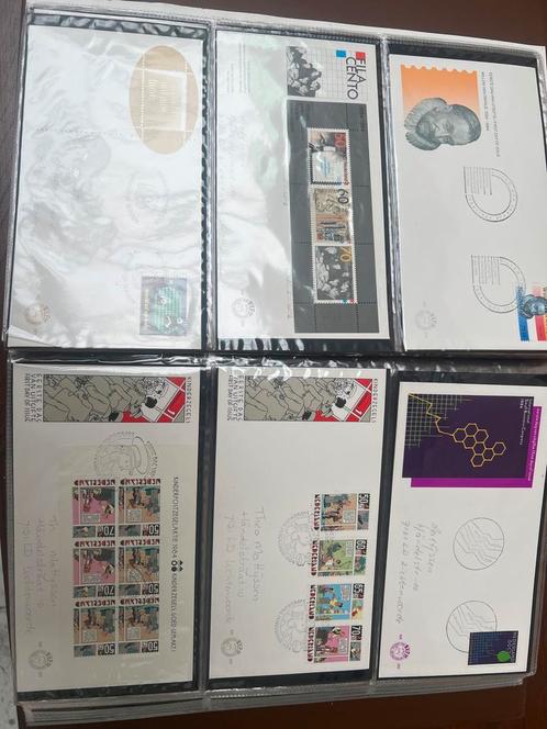Album met eerstedagenveloppen, Postzegels en Munten, Postzegels | Eerstedagenveloppen, Beschreven, Nederland, Verzenden
