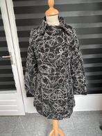 Zwart grijze dames jas / mantel DESIGUAL maat 38, Kleding | Dames, Jassen | Winter, Maat 38/40 (M), Ophalen of Verzenden, Zo goed als nieuw