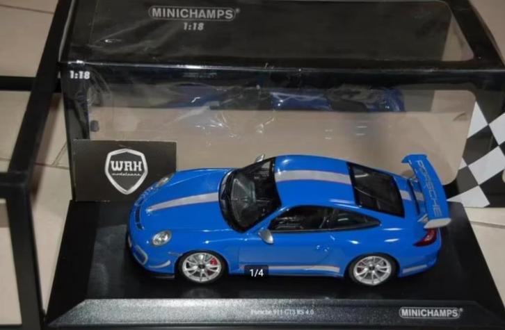 SALE !! 1:18 PORSCHE 911 GT3 RS 4.0 2011 Minichamps WRH, Hobby en Vrije tijd, Modelauto's | 1:18, Zo goed als nieuw, Auto, MiniChamps