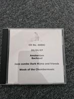 Amsterdam Bach Zaal CD - Jazz Combo, Ophalen of Verzenden, 1980 tot heden, Zo goed als nieuw, Jazz
