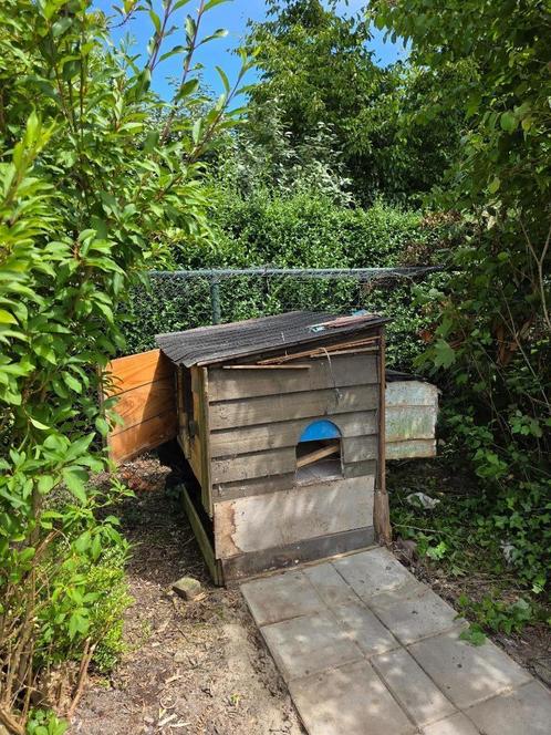 Kippenhok, konijnenhok, nachthok, binnenhok, Dieren en Toebehoren, Knaagdieren en Konijnen | Hokken en Kooien, Gebruikt, Hok, 90 cm of meer