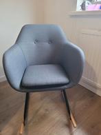 Grijze schommelstoel leen bakker, Huis en Inrichting, Ophalen of Verzenden, Zo goed als nieuw, Grijs, Eén