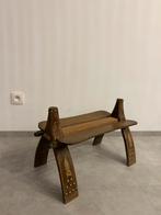 Vintage Kamelenkruk / Voetenbankje, Gebruikt, Bruin, Ophalen of Verzenden, Eén