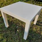 Ikea Lack tafeltje wit, Vierkant, 55 tot 75 cm, Zo goed als nieuw, Hout