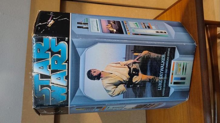 Luke Skywalker statue rare vintage porcelain, Verzamelen, Star Wars, Zo goed als nieuw, Actiefiguurtje, Ophalen