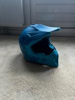 Blauwe raven cross helm, Ophalen of Verzenden, Tweedehands, Offroadhelm, Overige merken
