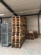 100 Europlus pallets, Doe-het-zelf en Verbouw, Hout en Planken, Ophalen, 50 mm of meer, Pallet, Minder dan 200 cm