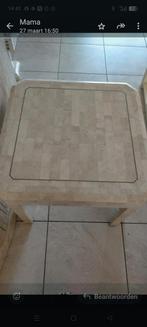 2 tafeltjes, Huis en Inrichting, Tafels | Salontafels, Ophalen, 50 tot 100 cm, Rond, 50 tot 100 cm