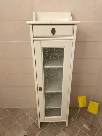 Standing Kast / Cabinet with glass door & mirror. beschikbaar voor biedingen