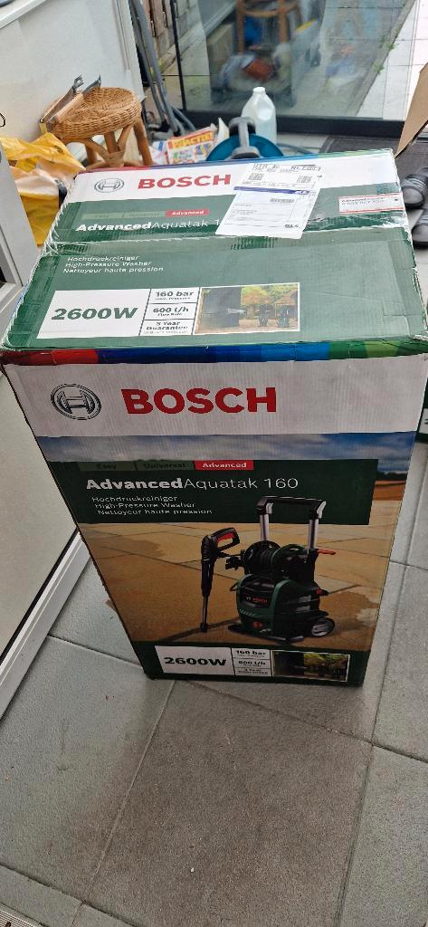 NIEUW IN DOOS! Bosch hogedrukreiniger 160bar 3 JAAR GARANTIE, Tuin en Terras, Hogedrukreinigers, Nieuw, Elektrisch, Met regelbare waterdruk