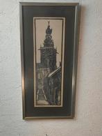Jan van Vucht Tijssen ets kerk, Antiek en Kunst, Ophalen of Verzenden