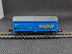 Minitrix 3530 - Schuifdakwagen Tis858 'Sapur' (15136), Gebruikt, Gelijkstroom, Trix, Wagon