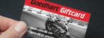 Goedhart Motoren Giftcard t.w.v. 75 euro voor 65 euro., Eén persoon, Cadeaubon, Overige typen