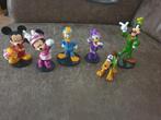 Disney poppetjes: - mickey - minnie - donald - katrien goofy, Ophalen of Verzenden, Mickey Mouse, Zo goed als nieuw, Beeldje of Figuurtje