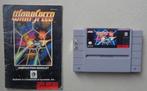 WarpSpeed voor de Amerikaanse SNES + boekje, 1 speler, Ophalen of Verzenden, Gebruikt, Vanaf 3 jaar