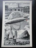 3e Rijk postkaart Zeppelin Duitsland Brazilie, Verzamelen, Verzenden, Luchtmacht, Duitsland, Foto of Poster