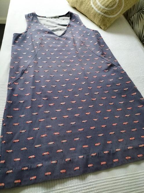 Mooi mouwloos Jurkje .Natalie Vleeschouwer.Mt S, Kleding | Dames, Jurken, Zo goed als nieuw, Maat 36 (S), Blauw, Knielengte, Ophalen of Verzenden