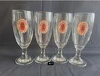 4 Rare Vintage English Whitbread Pale Ale beer glasses. 20, Ophalen of Verzenden, Gebruikt, Glas of Glazen, Overige merken