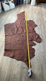 Stuk leer 35 bij 50, Bruin, Leer of Kunstleer, Ophalen of Verzenden, Zo goed als nieuw