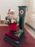 Kerstman met klok - en geluid, Ophalen of Verzenden, Gebruikt