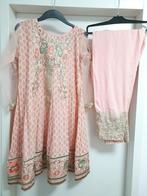 Maat M roze geborduurde Indiase Afghaanse jurk pak, Kleding | Dames, Gelegenheidskleding, Ophalen of Verzenden, Zo goed als nieuw