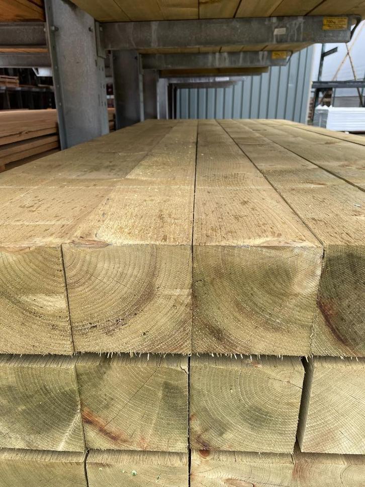 Tuinpaal geimpregneerd 14,5 x 14,5 x 300 cm, Tuin en Terras, Palen, Balken en Planken, Nieuw, Palen, 250 cm of meer, Ophalen