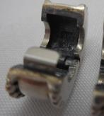 Pandora zilver clip bedel met parelrand 790267 nr.1814, Verzenden, Pandora, Zo goed als nieuw, 1 bedel