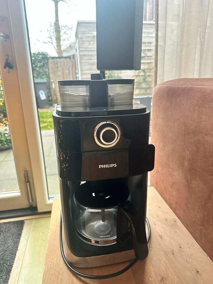 Philips Grind & Brew HD7766 koffiezetapparaat + koffiebonen, Witgoed en Apparatuur, Koffiezetapparaten, Gebruikt, Koffiebonen