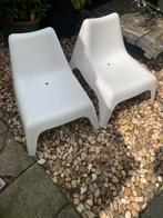 Ikea Vago kinder tuinstoelen / lounge stoelen wit, Ophalen, Gebruikt, Kunststof