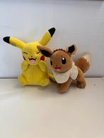 Pokemon Knuffels - Pikachu & Eevee, Ophalen of Verzenden, Zo goed als nieuw, Overige typen